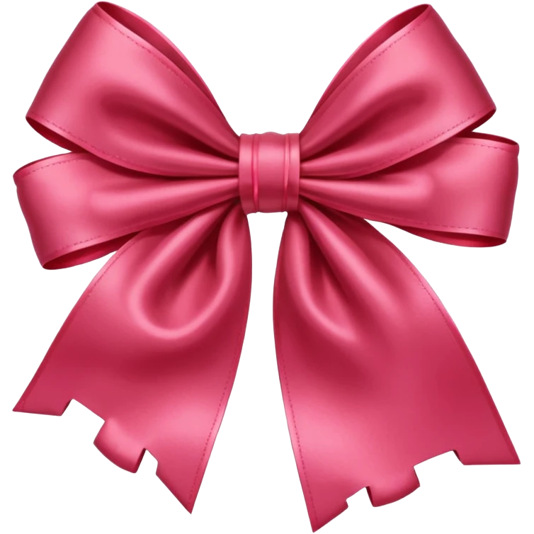 Moño rojo y rosa emoji