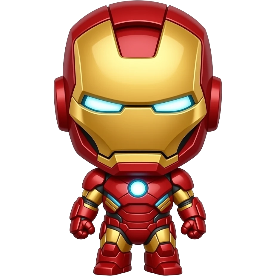 Iron Man chibi cute emoji