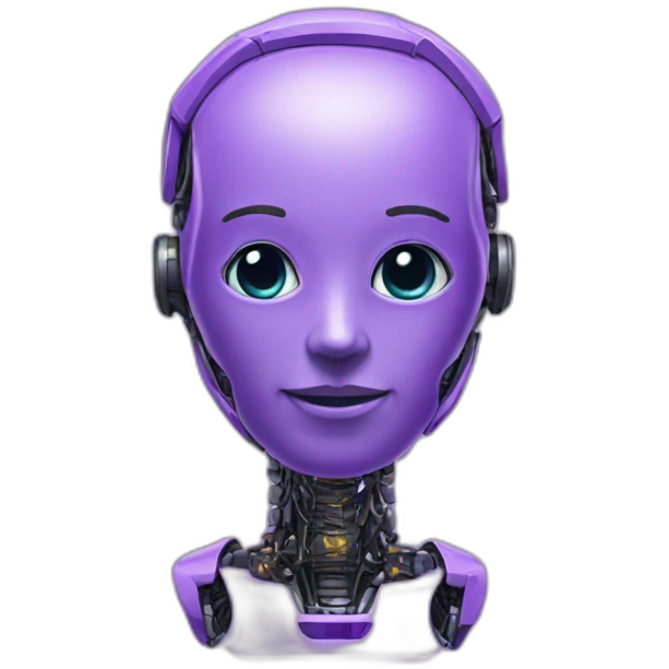 PURPLE ARTIFICIAL INTELLIGENCE emoji
