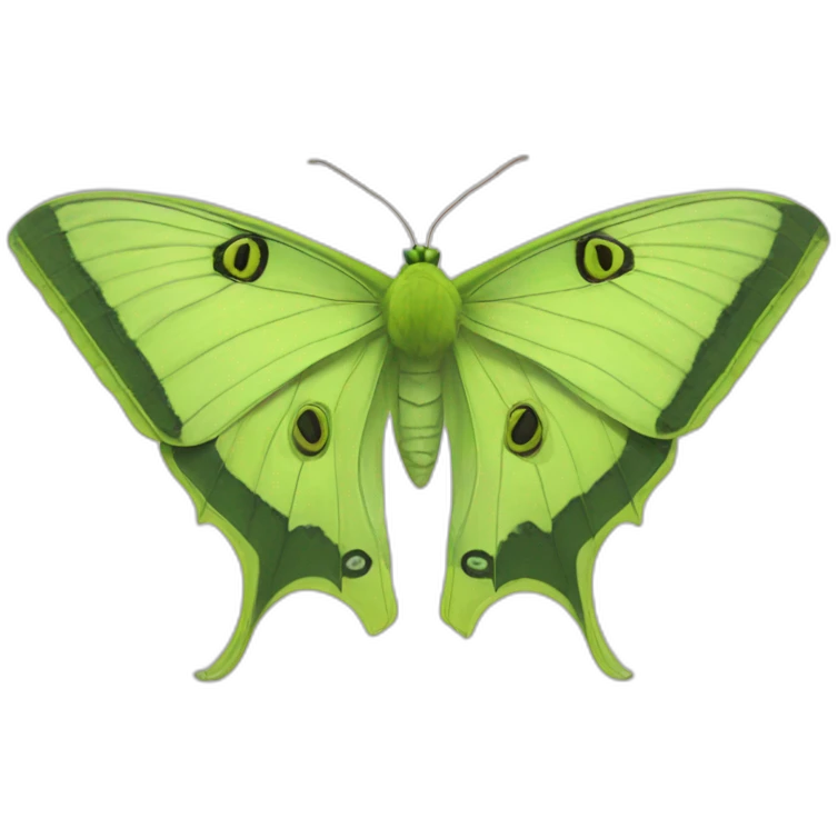 Actias aliena emoji