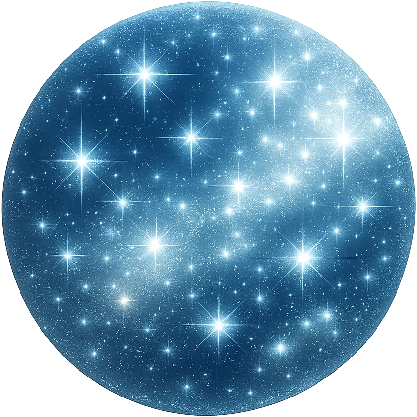 sparkling planet emoji