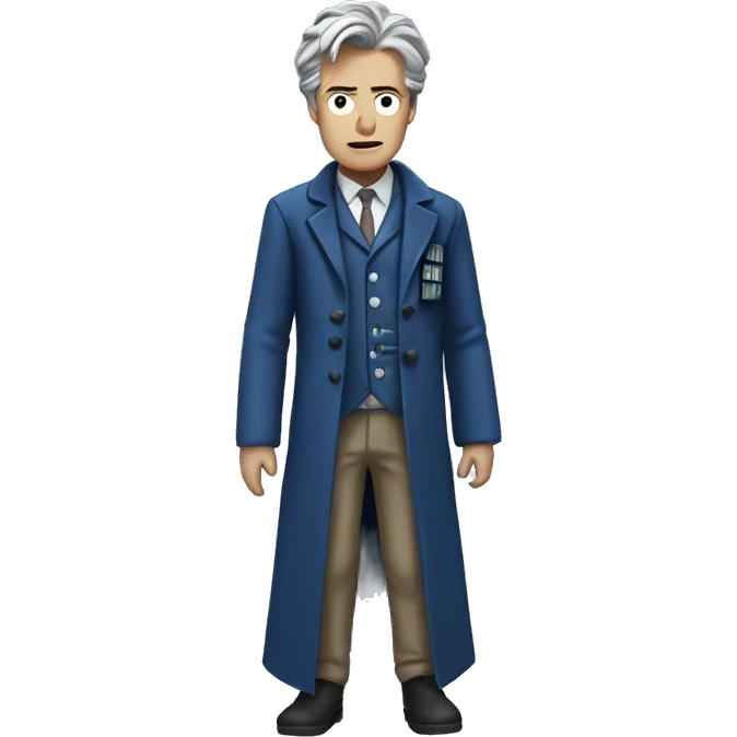 Doctor who with the TARDIS emoji