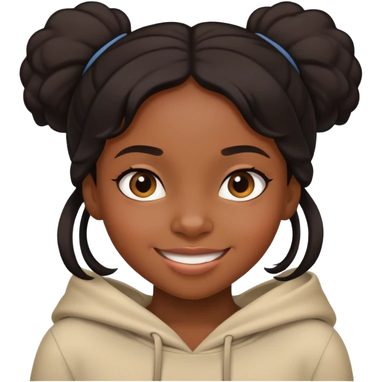 happy black girl but sneaky  emoji