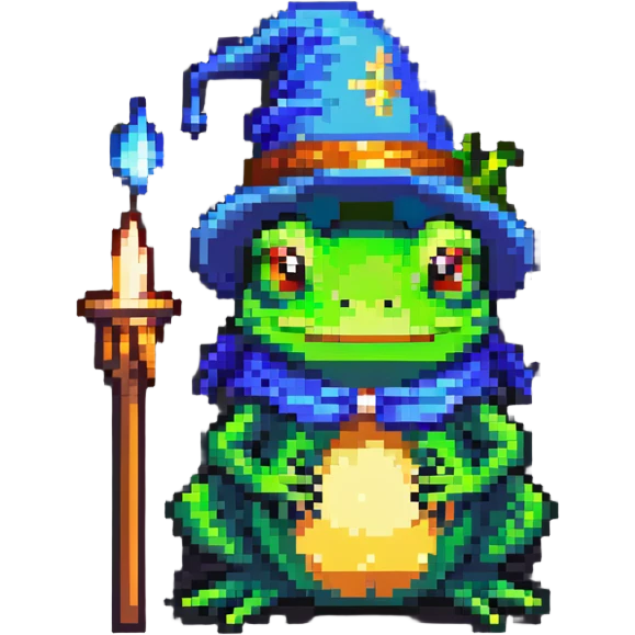 wizard frog emoji