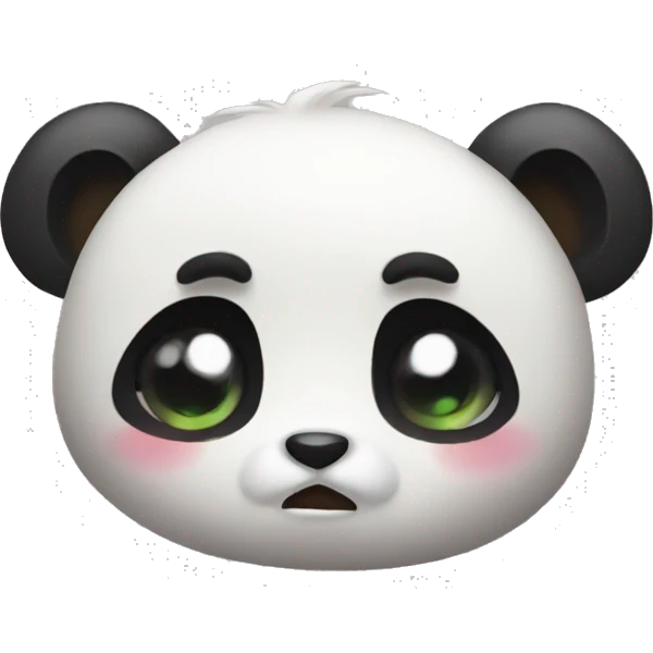 Cry panda cute love emoji