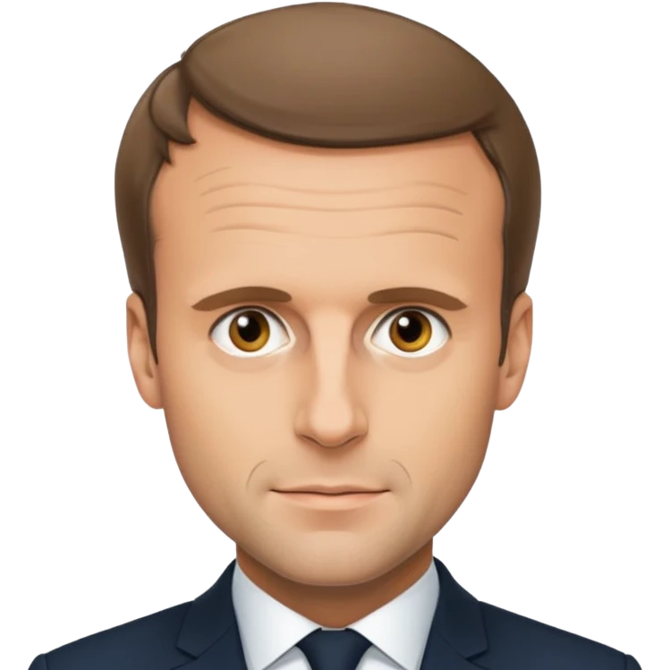 Emmanuel Macron emoji