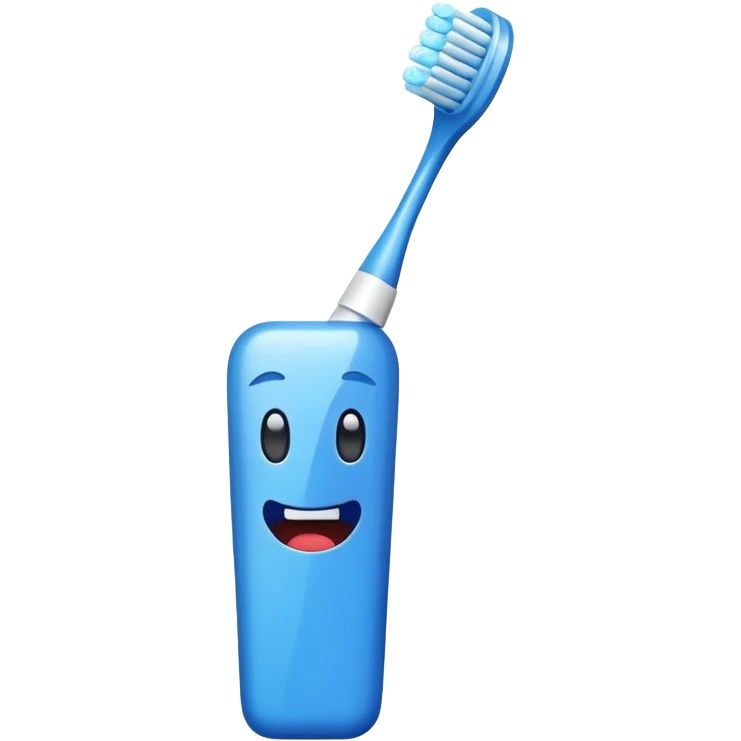 blue Toothbrush emoji