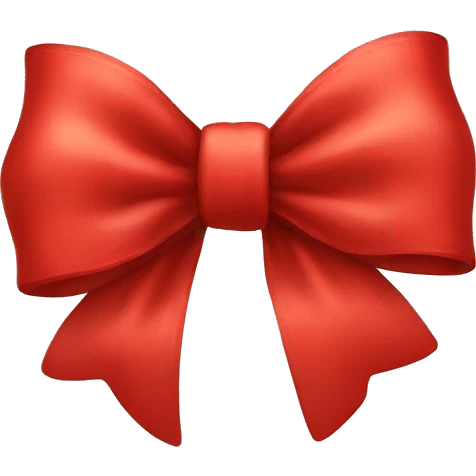 red bow emoji