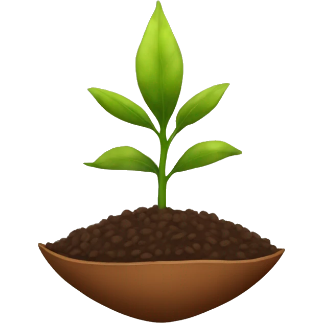 brown seed emoji
