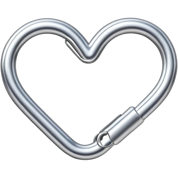 heart shaped paper clip emoji