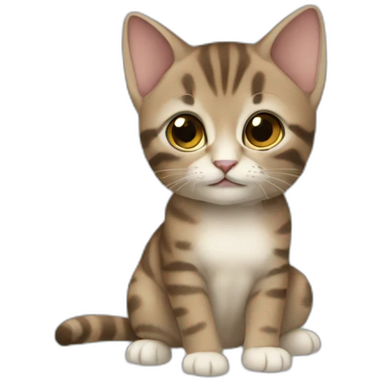 Bébé chat emoji