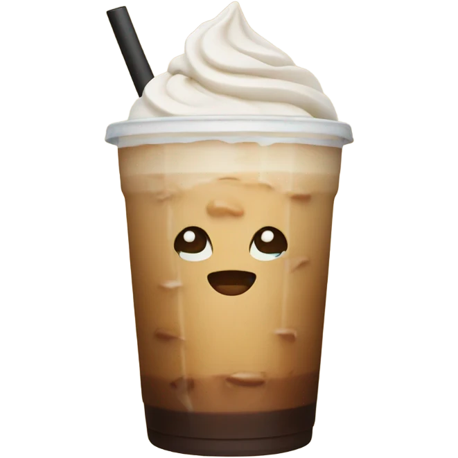 Iced latte  emoji