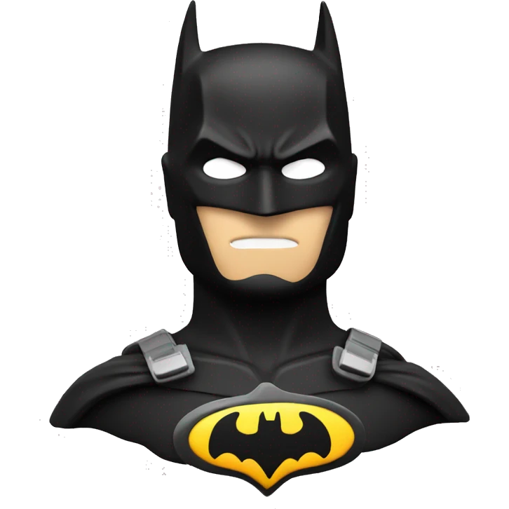 Batman badge black  emoji