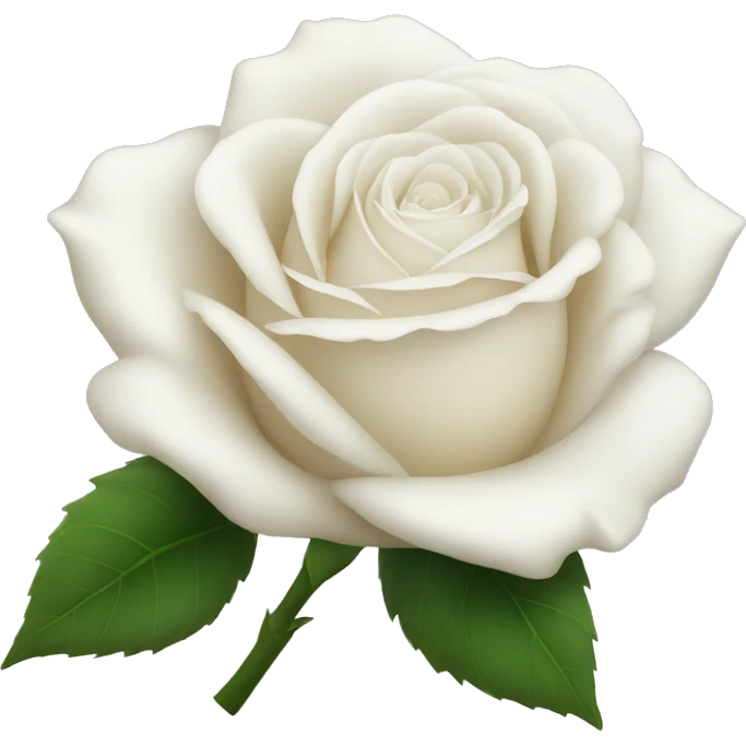 White rose  emoji