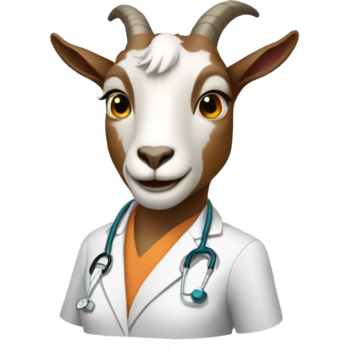 Dr. Goat Female emoji