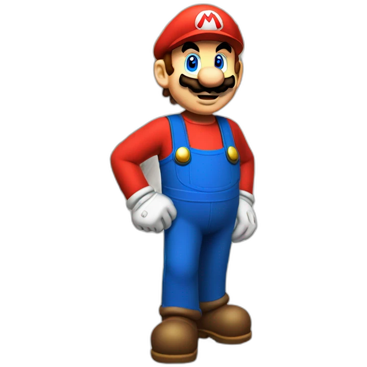 Mario au supermarché emoji
