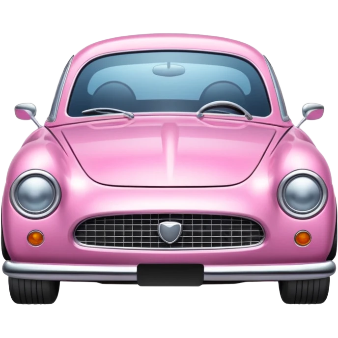 car pink emoji