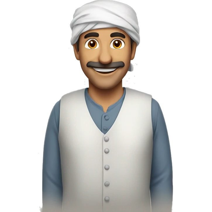 Smiling Turkish man emoji