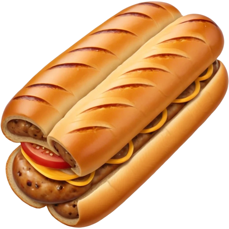 empty sausage bread emoji