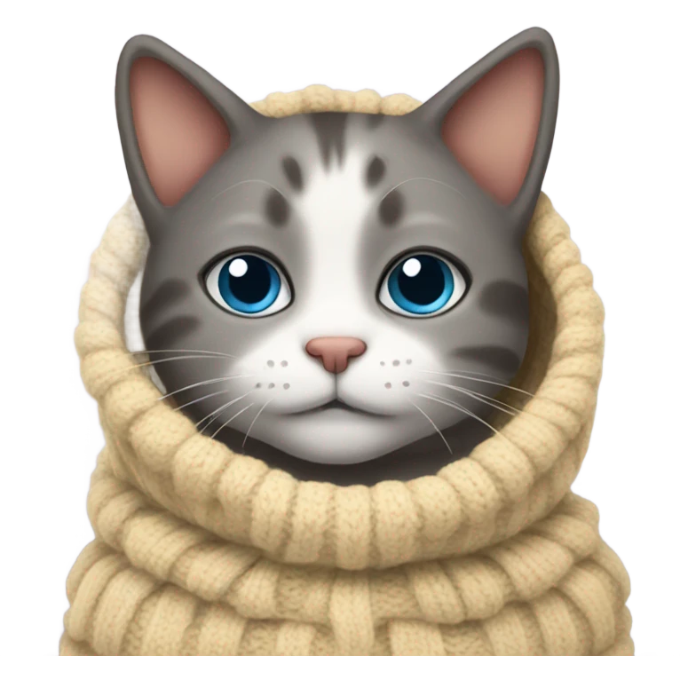 Cat in sweater  emoji