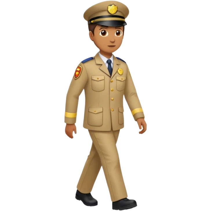 council worker walking right emoji