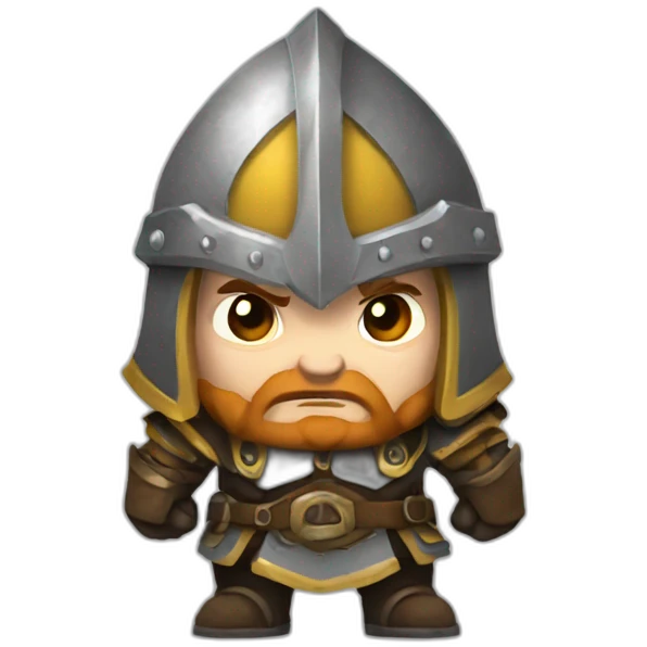 dwarf angry paladin emoji