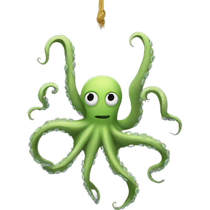 octopus and spider hanging out emoji