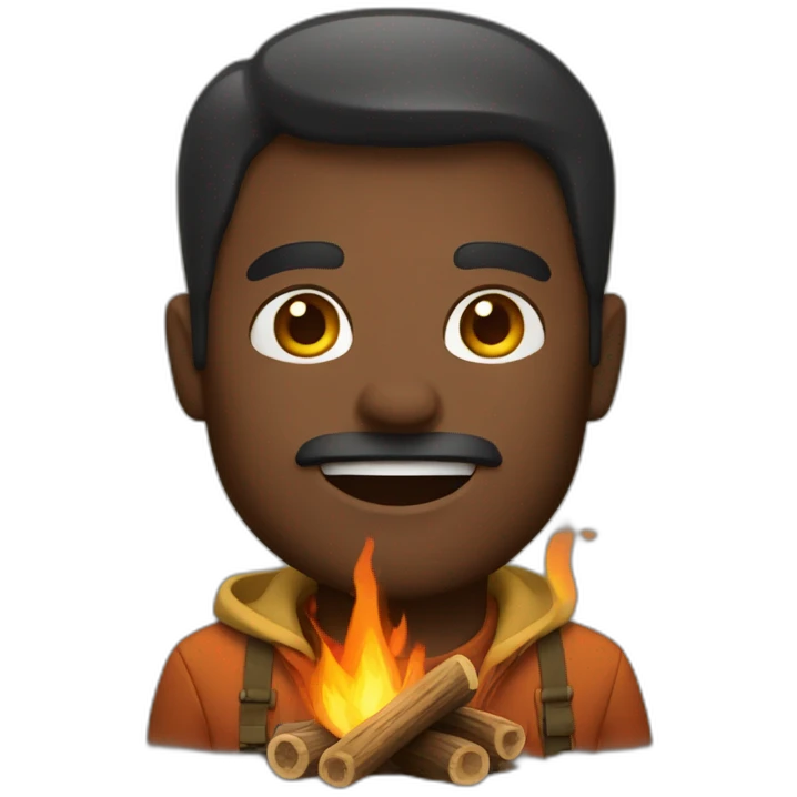 campfire man emoji