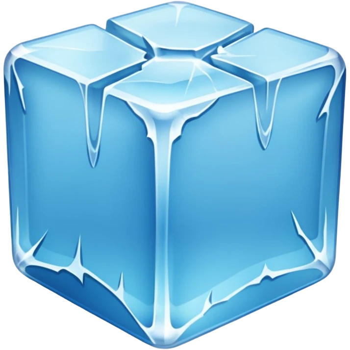 cracked ice block emoji
