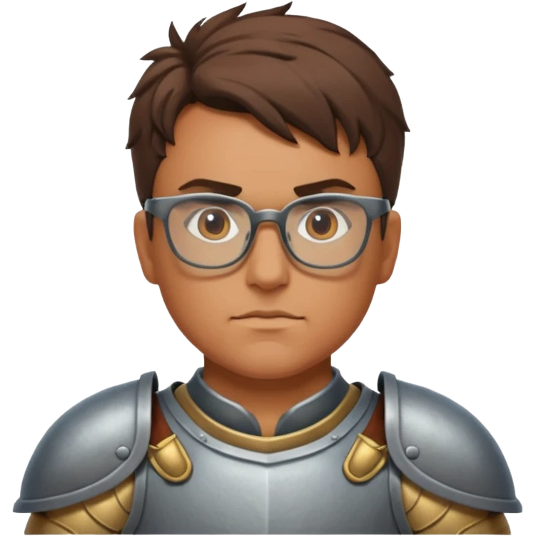 Glasses-Wearing Warrior emoji