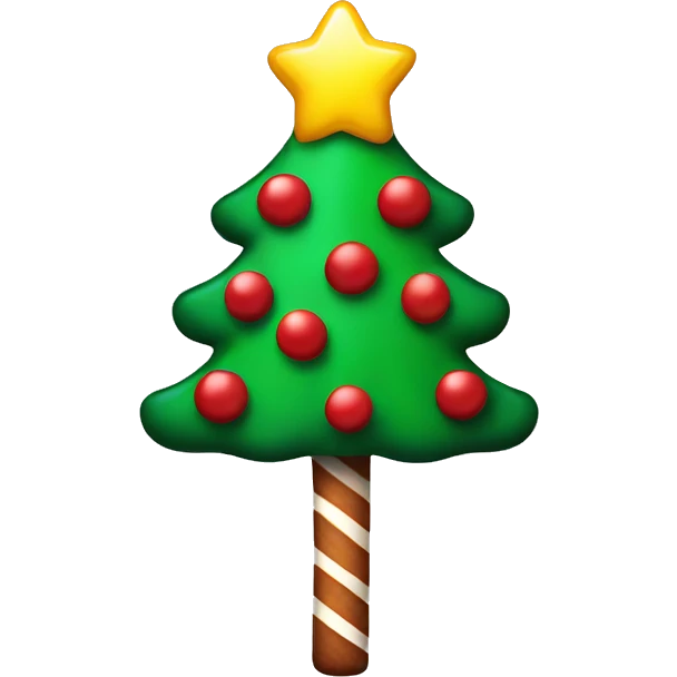 Christmas tree lollipop emoji emoji