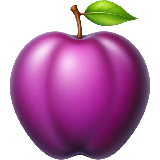 Plum emoji