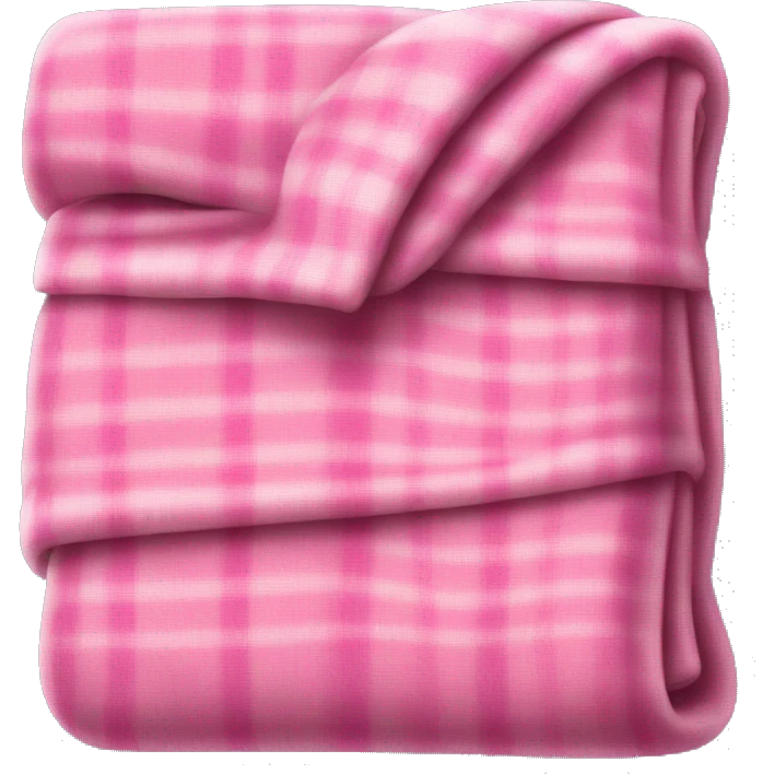 Pink blanket folded  emoji