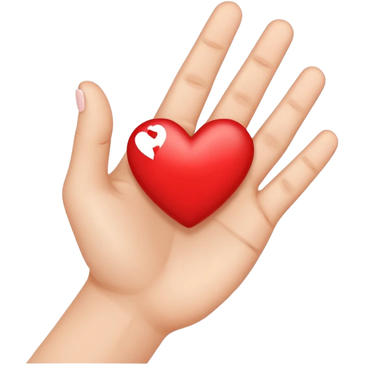 пальцы показывают сердечко emoji