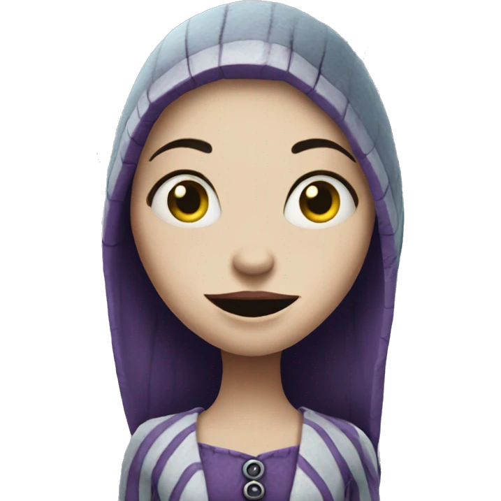 Sally from nightmare before Christmas  emoji