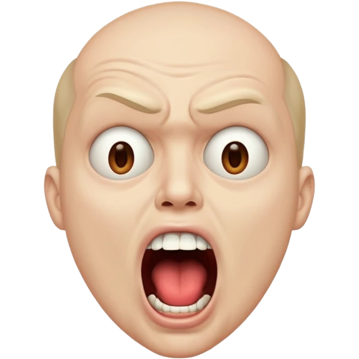 men scream meme face lips put out dead emoji emoji