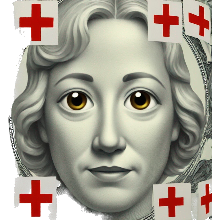 money with red cross emoji