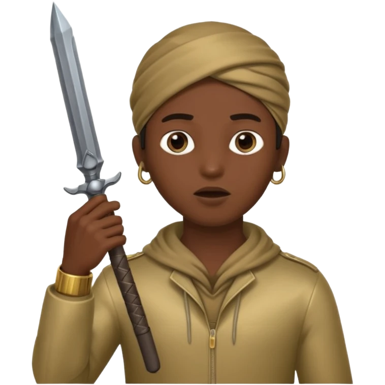 Singe bouche sa bouche avec un main et dans l’autre une arme sur la tampe emoji