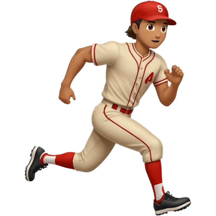 baseball player running emoji