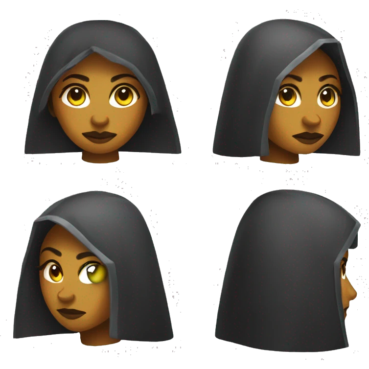 warcraft priest female with monocle emoji emoji