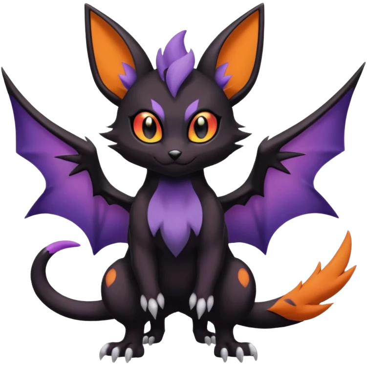 Noivern-Noibat-Torracat-fusion emoji