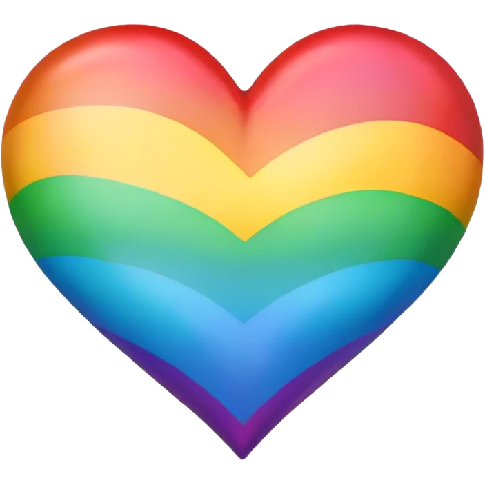 Create All 7 Colours in one heart emoji  emoji
