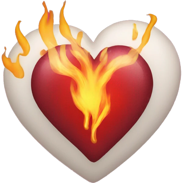 Heart inflamed  emoji