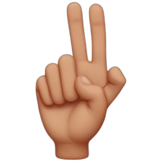 Finger heart emoji
