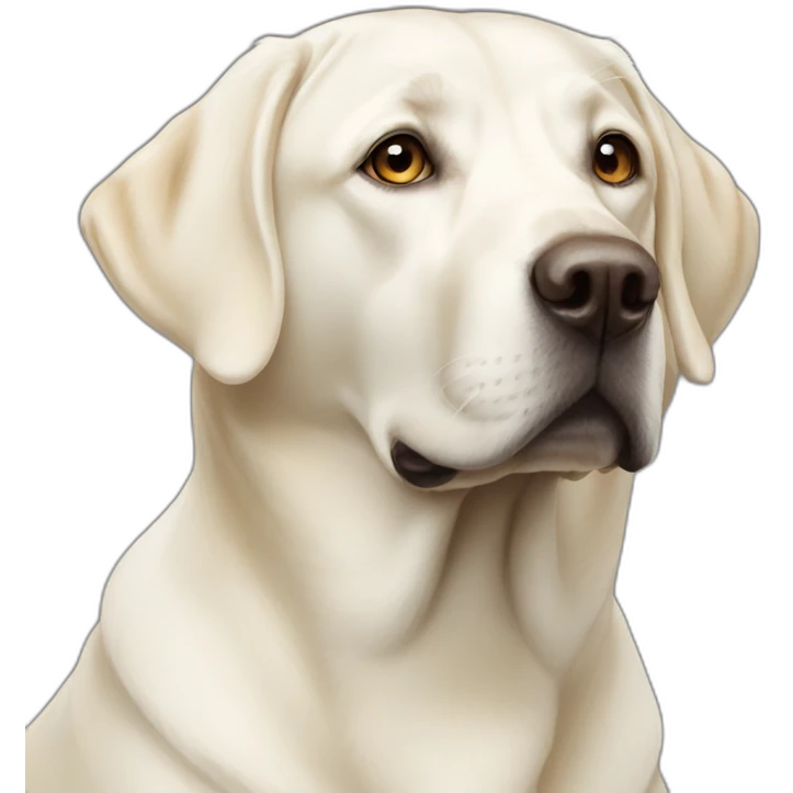 white labrador emoji