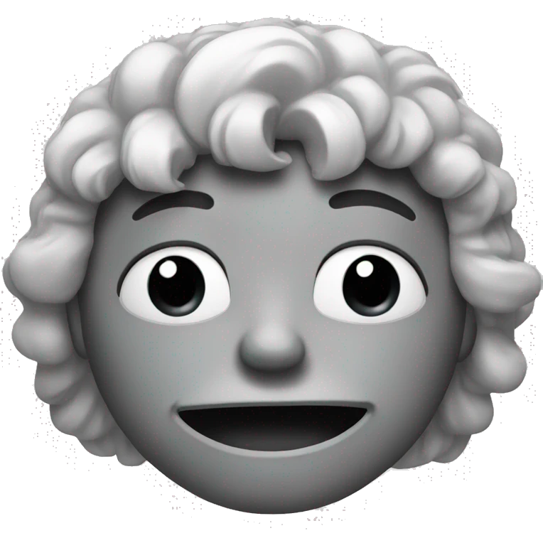 Cringe face emoji