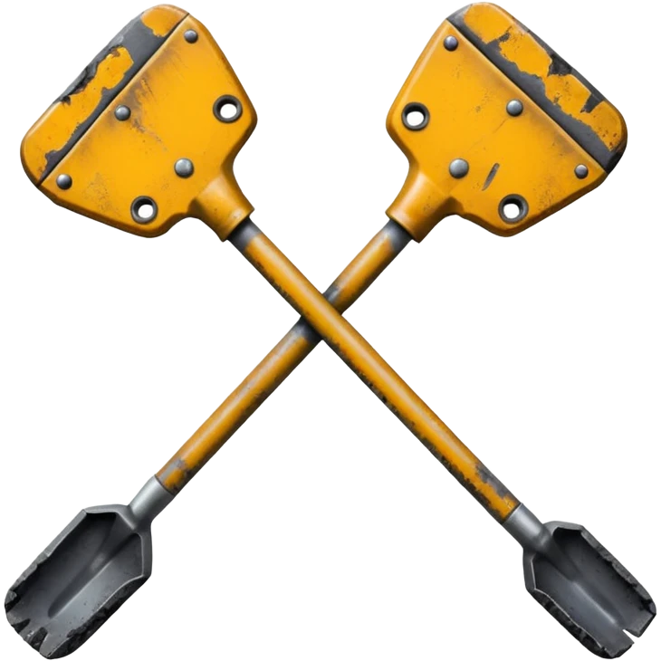 Double-ended coal mining pick emoji