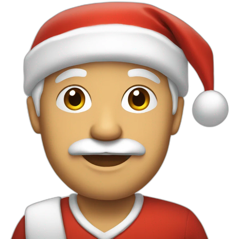 Le père noel emoji