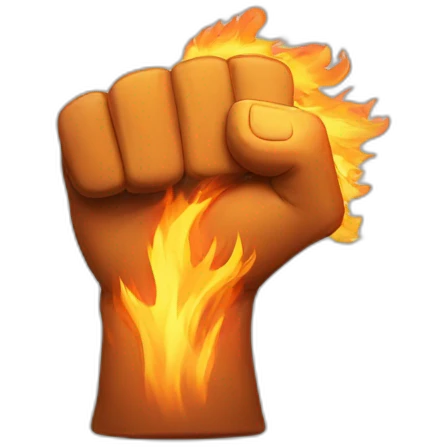 Fire fist ace  emoji