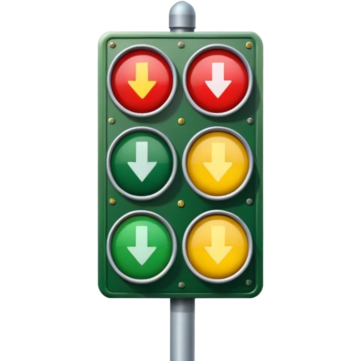 mac os icon rotation retro traffic signal directions arrows emoji